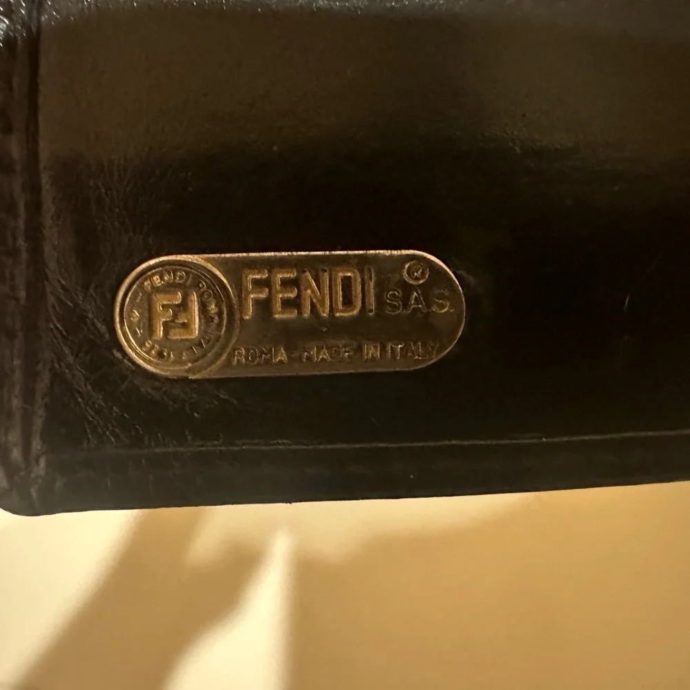 Fendi Pequin Stripe Bifold Wallet
